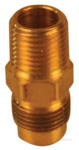 Brass Fittings -  Parker Halfunion 5/8mfl X 1/2mpt