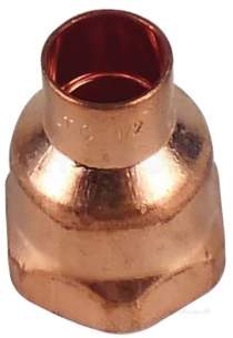 Acr End Feed Capillary Copper Fittings -  Lawton Tube Acr Straight Female Iron Connector 1/2 X 1/2 Inch