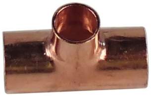 Acr End Feed Capillary Copper Fittings -  Lawton Tube Acr Reduced Branch Tee 1/2 X 1/2 X 3/8 Inch