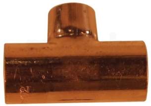 Acr End Feed Capillary Copper Fittings -  Lawton Tube Acr Reduced Branch Tee 5/8 X 5/8 X 1/2 Inch