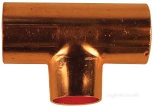 Acr End Feed Capillary Copper Fittings -  Lawton Tube Acr Reduced Branch Tee 3/4 X 3/4 X 5/8 Inch