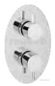 Eastbrook Brassware -  Twin Control Shower Valve Plus Diverter Only Ch