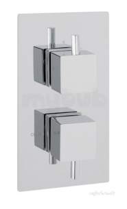 Eastbrook Brassware -  Eastbrook Square Twin Plate Square Rings Ch