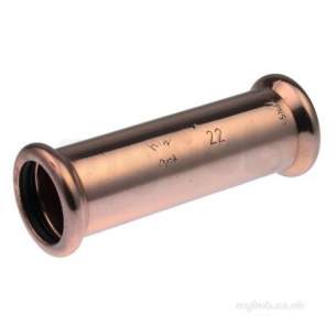 Yorkshire Pressfit Fittings -  Sg1s 22mm Gas Xpress Slip Coupling