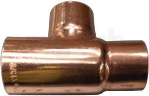 Acr End Feed Capillary Copper Fittings -  Acr Reb Tee 2.5/8x2.1/8x2.1/8 644388