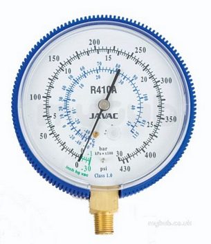 Service Tools and Equipment -  Javac Low Pressure Gauge R410a 80mm