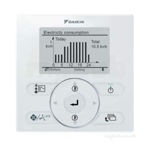 Daikin Air Conditioning Split and Sky Air -  Daikin Premium Wired Remote Control Comes With Energy