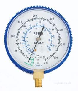 Service Tools and Equipment -  Javac Low Pressure Gauge R410a 80mm