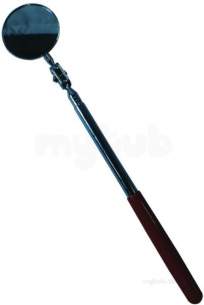 Service Tools and Equipment -  Javac M-2 Telescopic Round Inspection Mirror 50mm