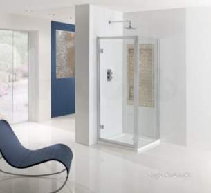 Eastbrook Showers -  Cotswold Vulcan 1000mm Pivot Door Silver