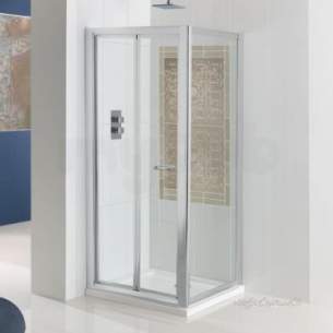 Eastbrook Showers -  Cotswold Vulcan 700mm Bi-fold 5mm Silver 69.0055