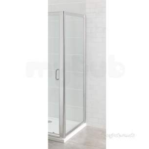 Eastbrook Showers -  Vantage Easy Clean Side Panel 760mm Silver 69.0093