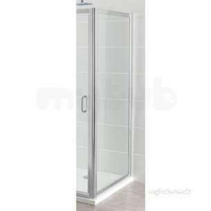 Eastbrook Showers -  Vantage Easy Clean Side Panel 1000mm Silver 69.0100