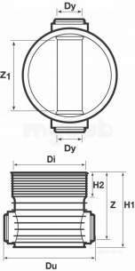 Osma Ultrarib -  300mm Urib Straight Tegra Insp Cham Base