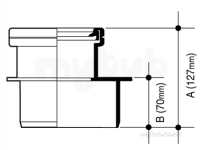 Osma Above Ground Drainage -  6s099g Grey Osma 160x110 Reducer