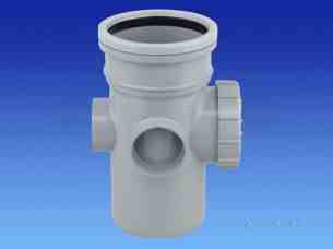 Osma Above Ground Drainage -  6s274g Grey Osma 150mm Access Pipe