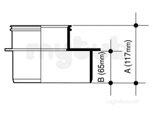 Osma Above Ground Drainage -  6s499e Olive Sw/s Reducer -160mm X 110mm