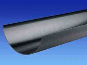 Osma Above Ground Drainage -  6t674g Grey Osma Gutter 4m 6t674 G