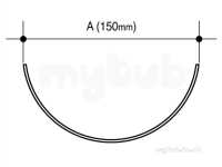 Osma Above Ground Drainage -  6t674g Grey Osma Gutter 4m 6t674 G