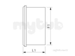 Twinwall Pipe and Fittings -  Wavin 150mm D/s Junction 90 6tw193