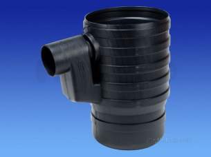 Twinwall Pipe and Fittings -  Wavin 150mm P/e Road Gully-750 6tw651