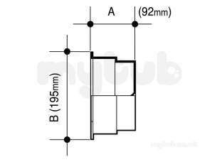 Wavin UltraRib Large Diameter Drainage -  Wavin Ur Socket Plug Bn 150 Sn8 P/e 6ur296