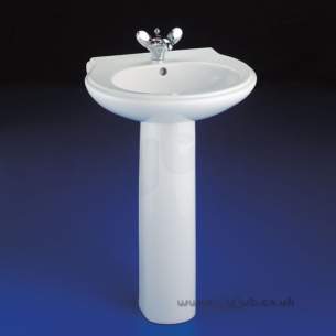 Ideal Standard Luxury -  Ideal Standard Ravenna/halo/accolade E0830 Pedestal Wh