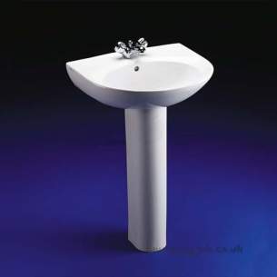 Armitage Entry Level Sanitaryware -  Armitage Shanks Tiffany S2085 560mm 3th Basin White