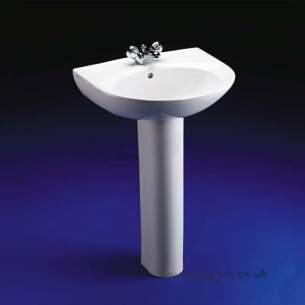 Armitage Entry Level Sanitaryware -  Armitage Shanks Tiffany S2088 610mm 3th Basin White