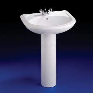 Armitage Camargue -  Armitage Shanks Camargue S2023 560mm One Tap Hole Basin Wh-special