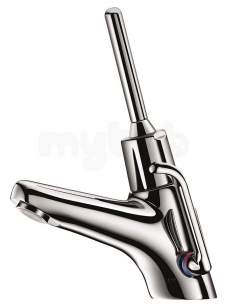 Delabie Basin Mixers -  Delabie Tempomix 2 Lever Operated Basin Mixer F3/8 Inch 7sec Flow Plus Lh