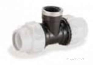 Plasson Fittings -  75x3 Plasson Tee Fi Offtake 7140