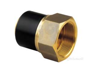 Georg Fischer Black Electrofusion Pe Fittings -  Georg Fischer Pe Spigot Adaptor Fi Brass 63-1 720920221