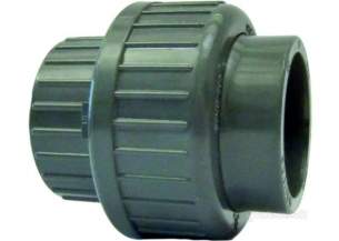 Georg Fischer Upvc Fittings and Valves Metric -  Georg Fischer Upvc Socket Union Fpm 20 721510131