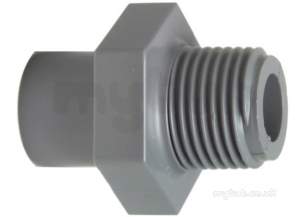 Georg Fischer Abs Fittings 1 and Below -  Georg Fischer Abs Adaptor Nipple 299105 25-3/4