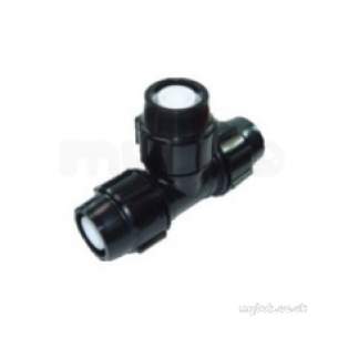 Plasson Fittings -  Plasson 7413 Plasshield Tee 65.8mm