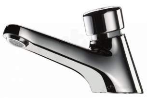 Delabie Basin Taps -  Delabie Tempostop Basin Tap M1/2 Inch 7sec Time Flow Reinforced Fixing