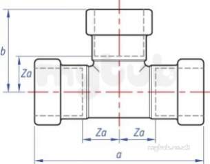 Tectite Sprint Fittings -  Tect Sprint Tt24cp Equal Tee 15 75861