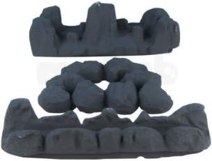 Valor Gas Fire Spares -  Valor 5117195 Ceramic Coal Set