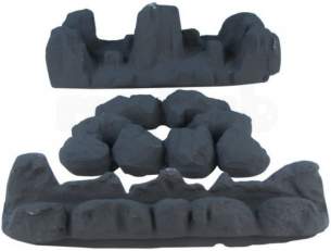 Valor Gas Fire Spares -  Valor 5117195 Ceramic Coal Set