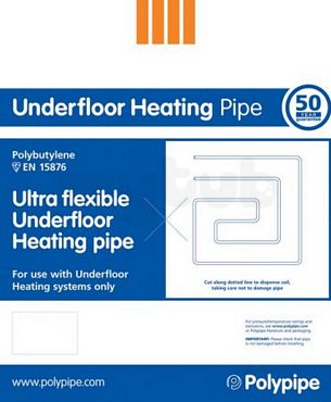 Polypipe Polyplumb Ufh -  Polyplumb 50m Coil Ufh Pb Pipe 12 Ufh5012b