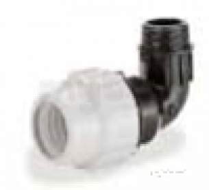 Plasson Fittings -  110x4 Plasson 90 Elb Poly/mi 7850