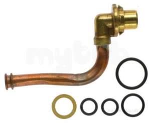 Worcester Bosch Boiler Spares -  Worcester 87161200440 Pipe Dom Outlet