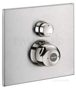 Delabie Brassware -  Delabie Recessed Thermostatic Time Flow Shower Mixer