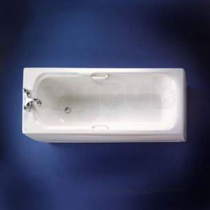 Armitage Shanks Acrylic Baths -  Armitage Shanks Tiffany S1381 1700mm No Tap Holes Bath-clr Grp Wh