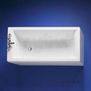 Ideal Standard Concept Acrylics -  Ideal Standard Concept E729601 Bath 1500 X 700 Iws Two Tap Holes Wh