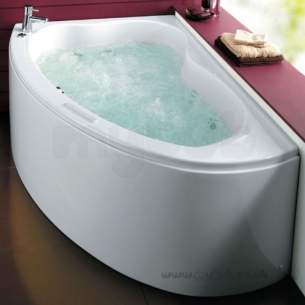 Ideal Standard Create Acrylic Baths -  Ideal Standard Create E317801 160cm Corner Bath Twin Lh
