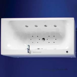 Ideal Standard Art and design Baths -  Ideal Standard Moments K6487 180 X 90 Bath No Tap Holes Twin Plus Wht