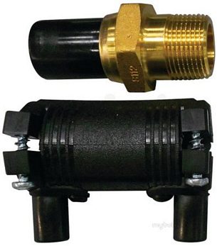 Georg Fischer Black Electrofusion Pe Fittings -  Georg Fischer Ef Pe100 Tran Mi Brass Sdr11 32-1 720920758