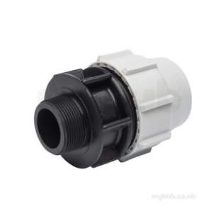 Plasson Fittings -  32x3/4 Plasson Male Adap Bsp Thd 7020